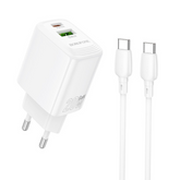 Laadija Borofone BN27 20W Type-C / USB-A + Type-C to USB-C (valge)